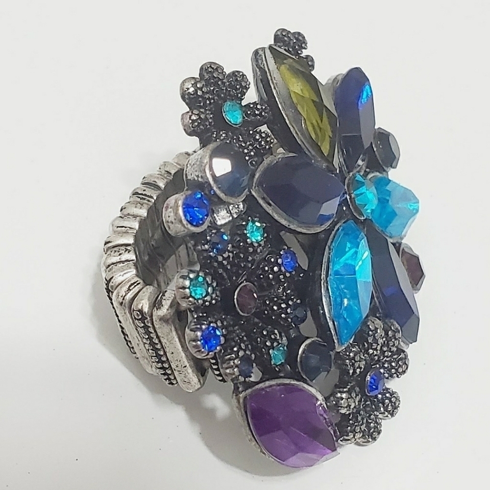Multicolor Gemstone Women's Cocktail Rings. ๐ด